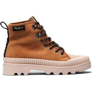 Ascot Desert - Enkellaarsjes - Color-Blocking - Leer - Suède