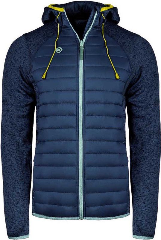 Izas - Navasa Fleecejack - Blauw - Polyester - Windbestendig en Waterafstotend