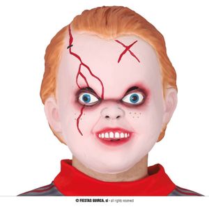 Fiestas Guirca - Masker duivels jongensgezicht - Halloween Masker - Enge Maskers - Masker Halloween volwassenen - Masker Horror - masker halloween volwassenen - masker kinderen