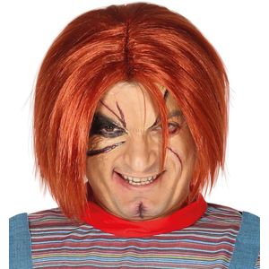 Pruik met rood haar van Chucky