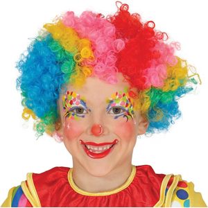 Fiestas Guirca Verkleedpruik Clown Junior One-size