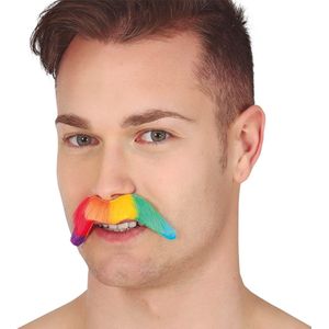 Schnurrbart Regenbogen