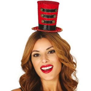 Haarband Majorette Mini Hoed Rood