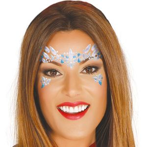 Fiestas Guirca - Plakdiamantjes - Blauw en Wit - Per Set