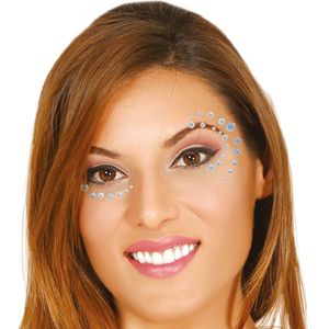 Gezichts Diamantjes Zilver