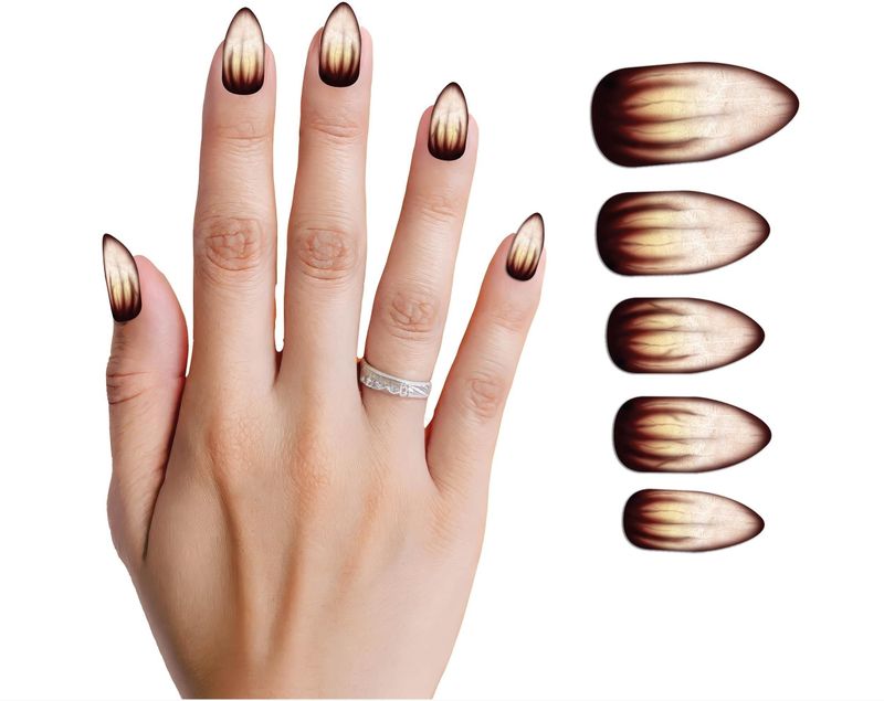 Fiestas Guirca - Weerwolf Nagels - 10 Stuks - PVC