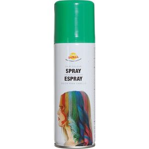 Fiestas Guirca - Carnaval Verkleed Haar Verf - Groen - Spuitbus - 125 ml