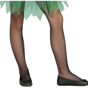 Carnaval Verkleed Panty - Zwart - Netpanty - 88% Polyamide/12% Elastan