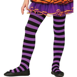 Fiestas Guirca - Panty - Paars/Zwart - Synthetisch