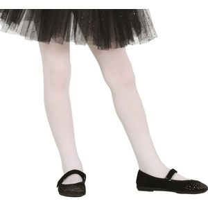 Fiesta Guirca - Carnaval Verkleed Panty - Wit - 15 Denier