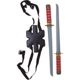 Ninja - Zwaarden - Zwart met Grijs - Plastic