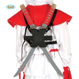 Ninja - Zwaarden - Zwart met Grijs - Plastic