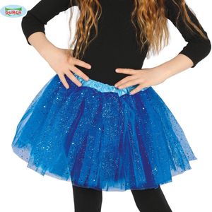 Fiestas Guirca Glittertutu Meisjes 30 Cm Polyester Blauw