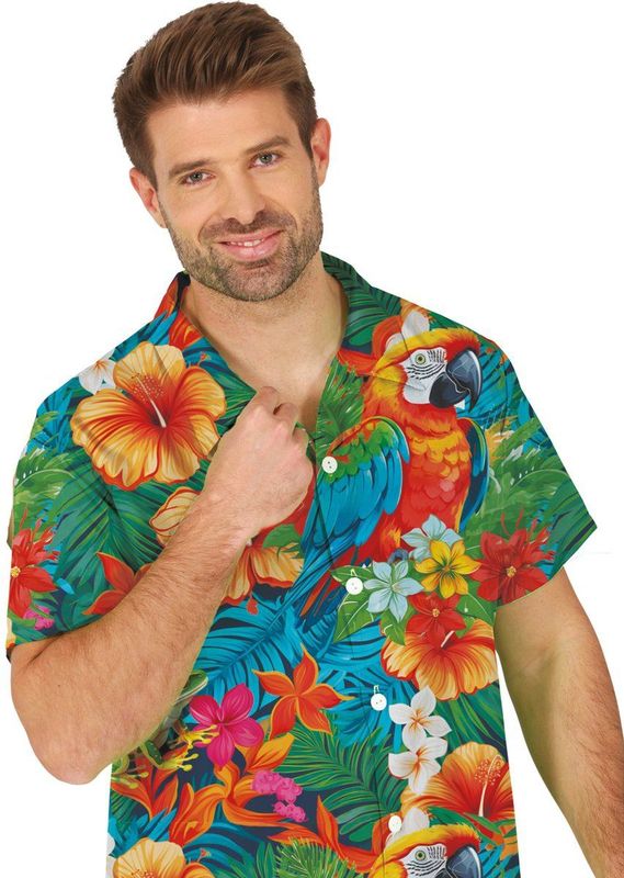 GUIRCA - Bloemenshirt - Heren - Multicolor - Katoen