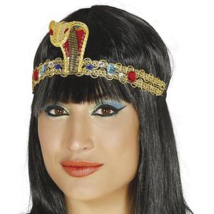 Fiestas Guirca Verkleed haarband Cleopatra - goud - EgypteÃ¯Â¿Â½ thema party - Carnaval diadeem