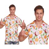 Fiestas Guirca - Hawaii Aloha Shirt - Roze - Polyester