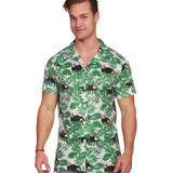 Fiestas Guirca - Hawaii Aloha Shirt - Groen - Polyester