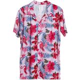 Hawaii Aloha Shirt - Flamingo Roze - Polyester