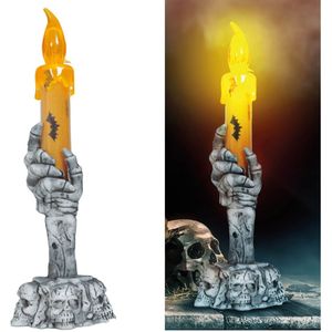Halloween Kandelaar Met Led Kaars 15cm