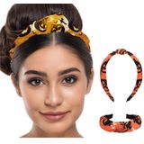 Halloween Haarband Orange Kürbisse