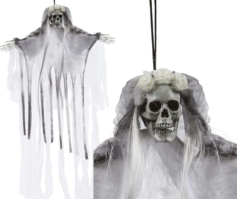 Halloween Pop Skelet Bruid 70cm