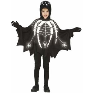 Fiestas Guirca - Spin Glow In The Dark Poncho - Zwart - Polyester