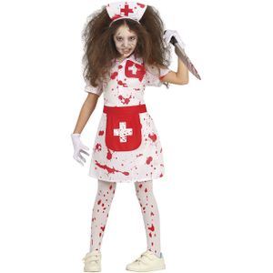Zuster Halloween Kostuum Meisje Bloed