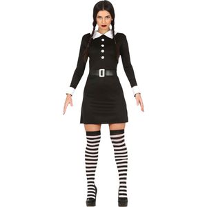 Fiestas Guirca - Dames Thursday jurk - M (38-40) - Wednesday Addams kostuum - Wednesday jurk