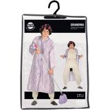 Fiestas Guirca - Volwassenkostuum Oma - Verkleedkleding - Multikleur - Jumpsuit en Jurk
