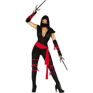 Ninja Kostüm Schwarz Damen