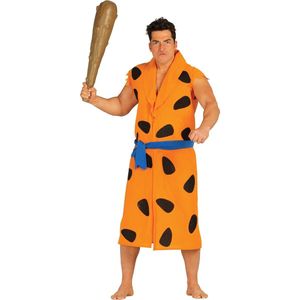 Fred Flintstone Kostuum Zwart Oranje Heren