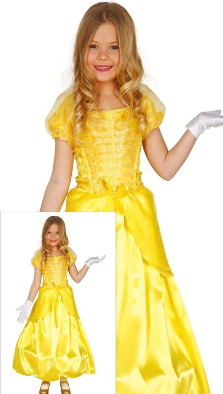 Prinsessenjurk Geel Kind