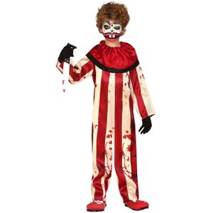Fiestas Guirca - Striped Clown Boy (10-12 jaar)