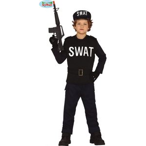 Carnavalskleding swat politie uniform voor jongens/meisjes