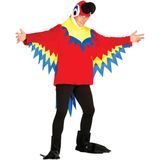 Fiestas Guirca - Volwassenkostuum Papegaai - Tuniek