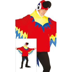 Fiestas Guirca - Volwassenkostuum Papegaai - Tuniek