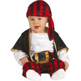 FIESTAS GUIRCA - Piratenkostuum - Zwart - T-shirt, Vest, Riem, Broek en Sjaal