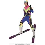 Guirca - 80s Skiër - Kostuum - Multicolor - Polyester