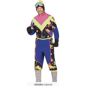 Guirca - 80s Skiër - Kostuum - Multicolor - Polyester