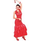 Spaanse Jurk Flamenco Rood