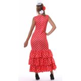 Spaanse Jurk Flamenco Rood