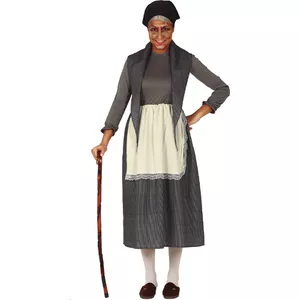 W WIDMANN MILANO Party Fashion Kostüm Oma Böser Wolf, Kleid, Tierkostüm