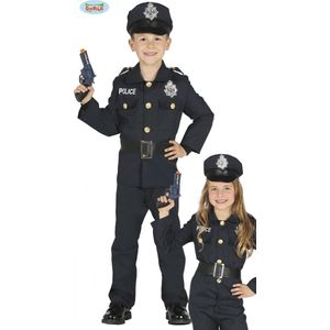 Fiestas Guirca - Kostuum Police Child 7-9 Jaar