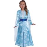 Fiestas Guirca Jurk Ijsprinses Meisjes Blauw Mt 10-12 Jaar