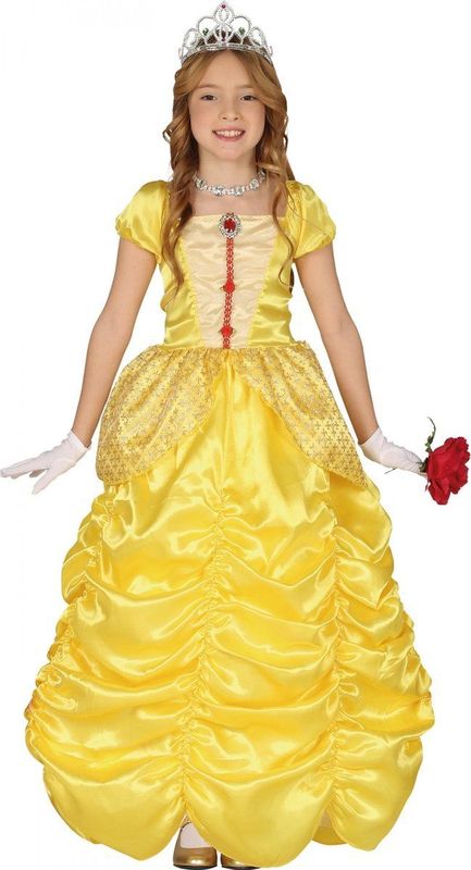 Prinsessen Jurk Kind Geel