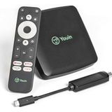 Youin - EN1060K - Android TV Box - Zwart - 4K UHD - Met DVB-Tuner
