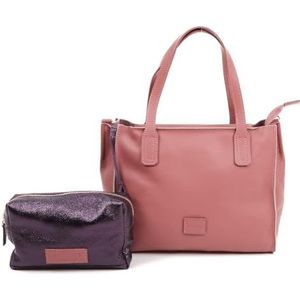 Abbacino Adelda, handtas voor dames, Roze