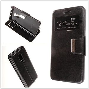 MISEMIYA Beschermhoes voor Xiaomi Redmi Note 4X, boekformaat, zwart