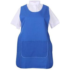 MISEMIYA MZ-631 Keukenschort, uniseks, voor volwassenen, Reinigingsschort 868-11, blauw, XL