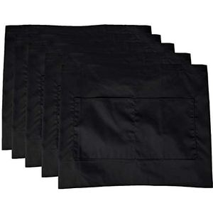 MISEMIYA Dames gastronomie schort, zwart (Negro 1), One size (Fabrikant maat:Pack*3)